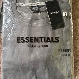 Essentials Fear of God Gray T-Shirt